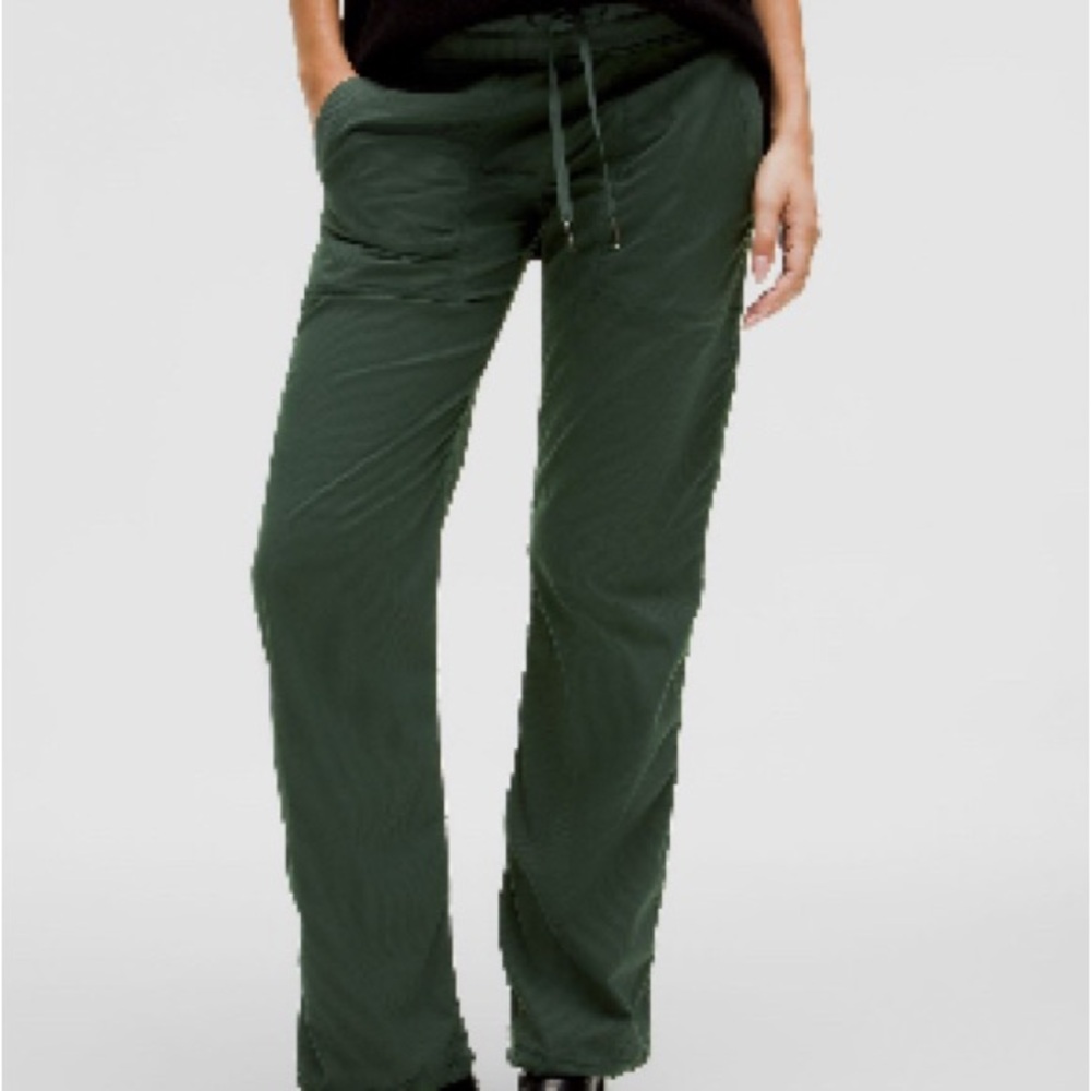 Lululemon Athletica Forest Green Track Pants
